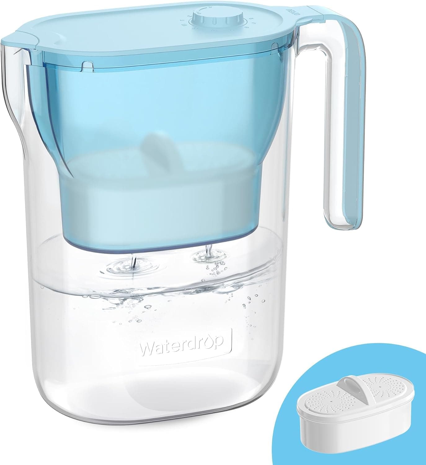 Waterdrop PT-05B-L Pitcher, 7 cup